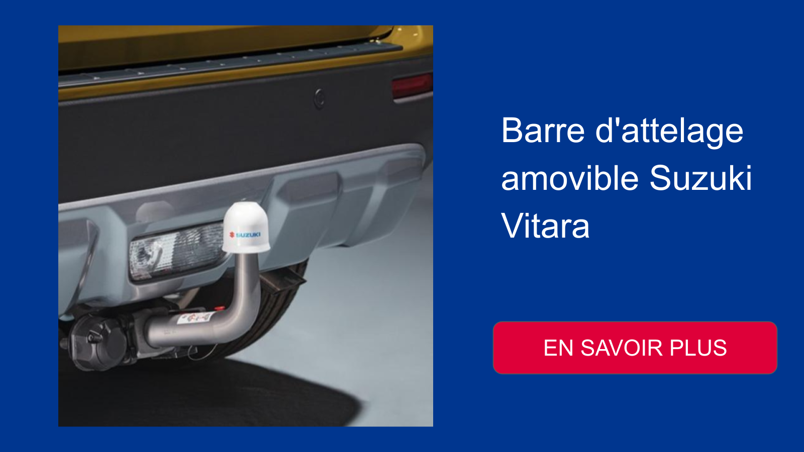 Barre d_attelage amovible Suzuki Vitara
